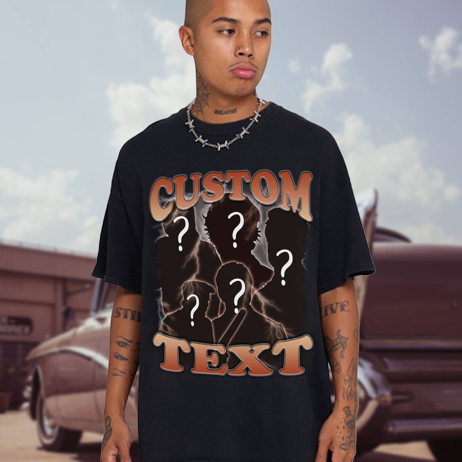 Custom Old English T-Shirt